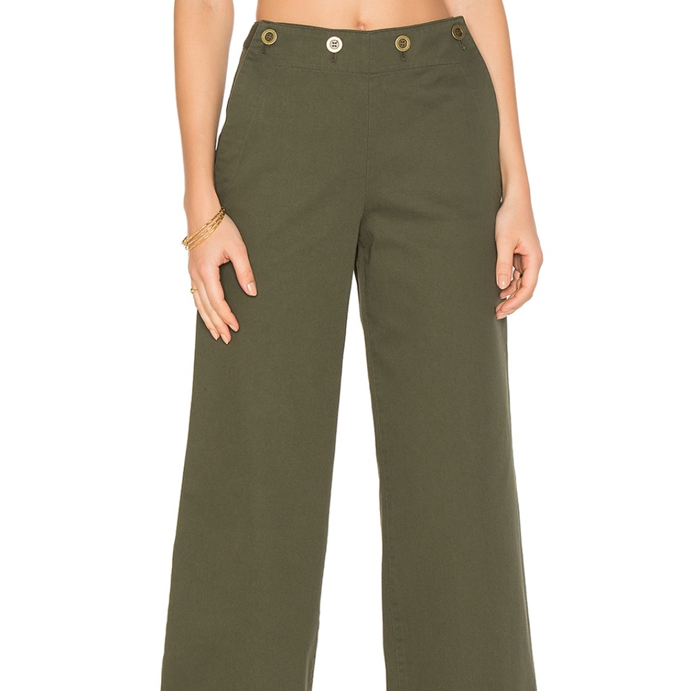 NEW! $285 Theory Namid TS Washed Chinos‎ Pants in Myrtle Green [SZ 8 ] - Picture 8 of 8